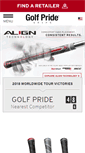 Mobile Screenshot of golfpride.com